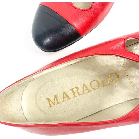 Maraolo Italian Leather Lace-Up Flats - Picture 4 of 5